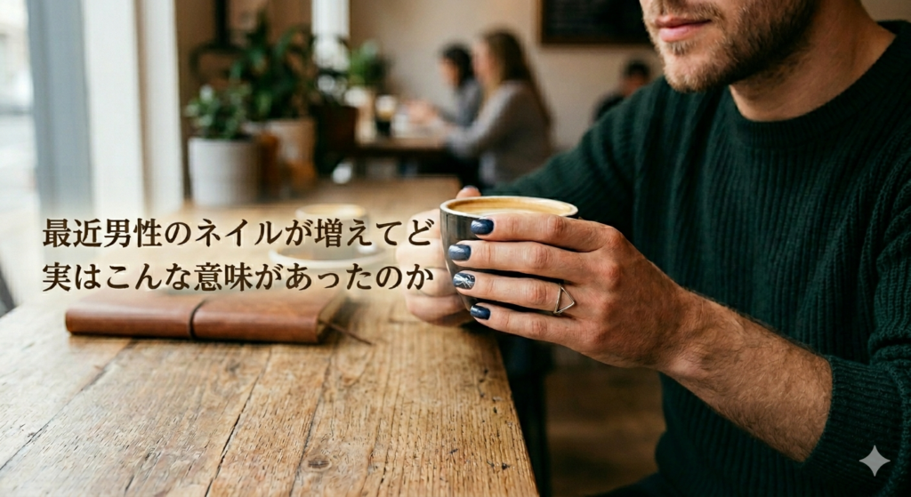 最近男性のネイルが増えてきたけど実はこんな意味があったのか～( ๑´•ω•)ﾍｪｰ